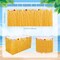 4 Pack Luau Grass Table Skirt, 108 x 30 Inch,Yellow Table Skirt 53.94 x 72 Inch R